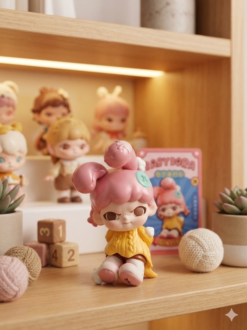 Lonely Moment" figure from the BABY DORA Quirky Cute Moments Mini Series, produc